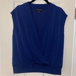 Banana Republic Crepe Top in Patriot Blue (S)